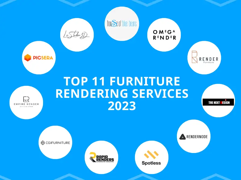 Top 11 Furniture Rendering Services to Consider in 2024