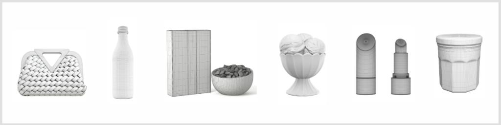 Examples of 3D Products Model