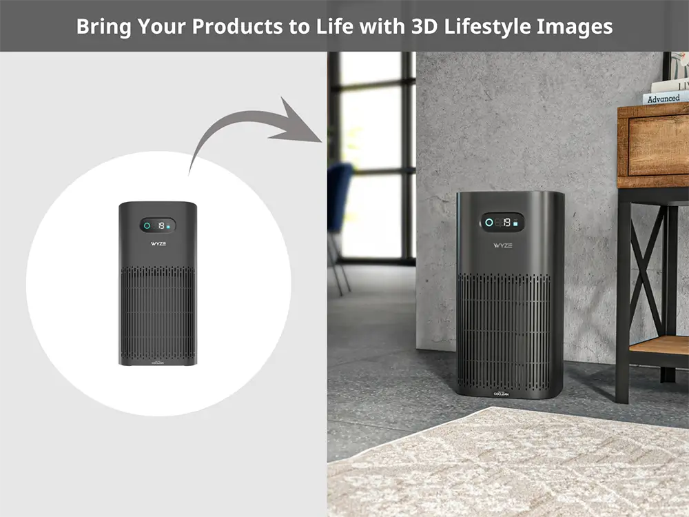 3D Modeling For Product Lifestyle Images