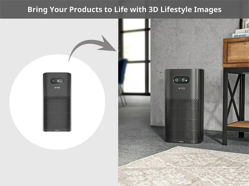 3D Modeling For Product Lifestyle Images
