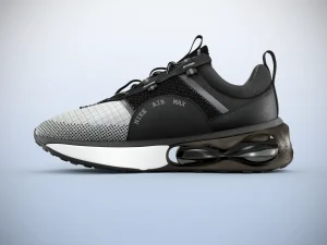 3d product modeling services sportswear with a thick white sole