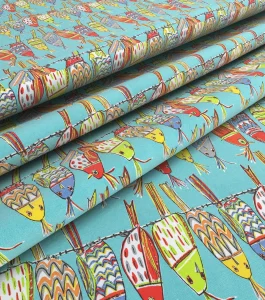 A colorful fabric rendered with 3d product rendering services.