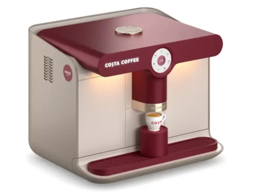 3D product animation services for a coffee machine in home appliances.