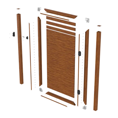 3D rendering assembly exploded view - building material 03