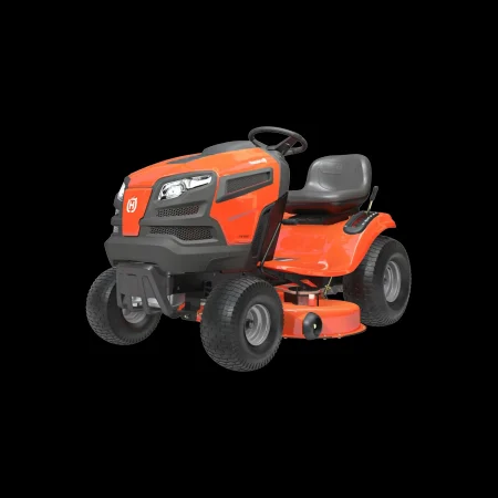 Lawn mower product render highlighting home equipment features.