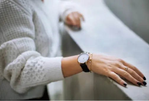 Handwatch fashion accessory captured using lifestyle photography services.