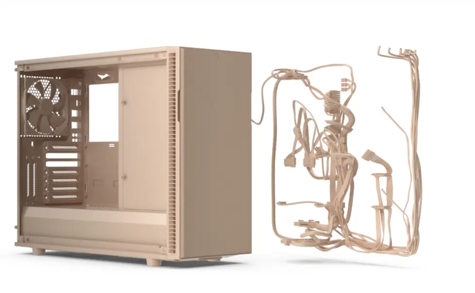 PC cabinet developed with top custom 3D modeling services.